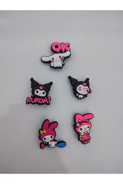 SANRIO حذاء صندل من السيليكون بإبزيم من Kuromi Cinnamoroll My Melody
