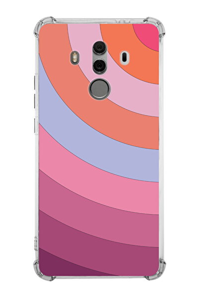 PrintiFy حافظة Huawei Mate 10 Pro متوافقة مع غطاء سيليكون شفاف بتصميم F متواف...