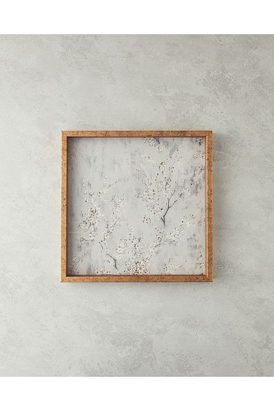 English Home 33x33 cm Tava Decorativa Crema Berilda