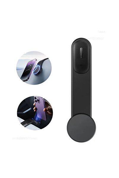 MyBlack Megasafeli Ayarlanabilir Mıknatıslı Telefon Tutucu  Torpido Konsol İç...