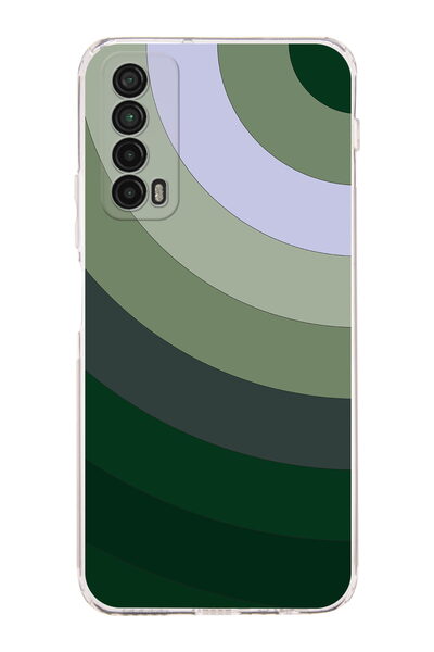 PrintiFy Huawei Psmart 2021 Uyumlu Kamera Korumalı Renk Cümbüşü C Tasarımlı Ş...