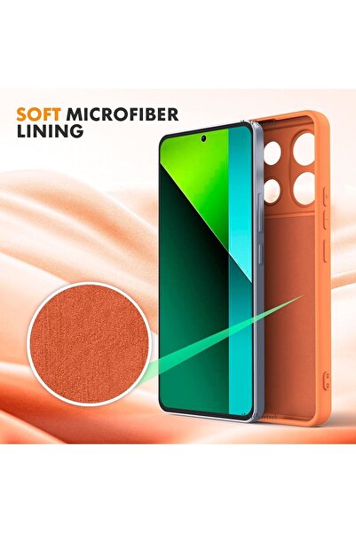 m.tk moveteck Case for Xiaomi Redmi Note 13 Pro 5g Launch Camera Protected Inside Velvet Soft Colorful Silicone Matte Feel