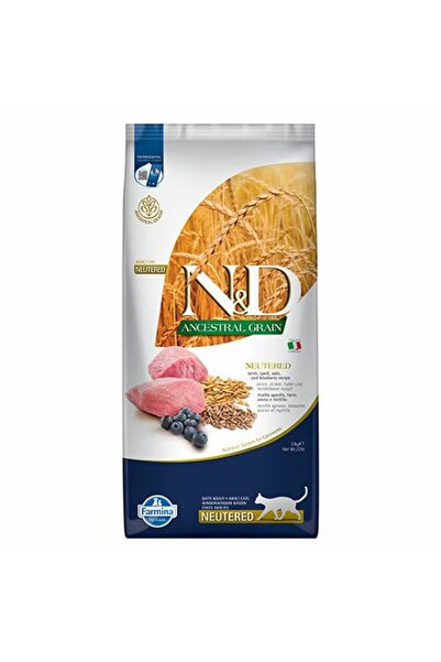 N&D Ancestral Grain Kuzulu Yaban Mersinli Düşük Tahıllı Kısırlaştırılmış Kedi...