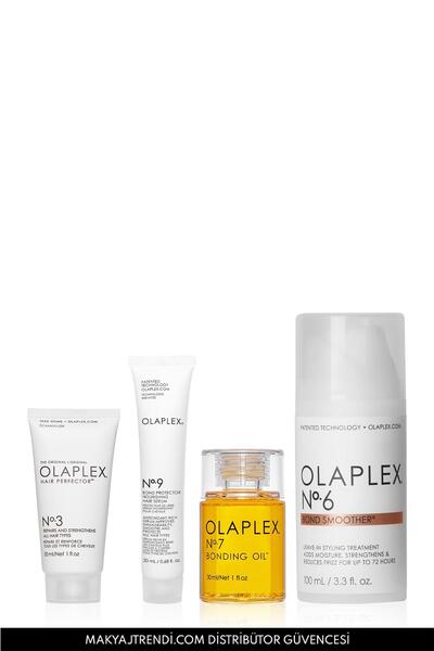 Olaplex Less Frizz, More Shine Kit - Elektriklenmeyi Azaltan & Parlaklığı Art...