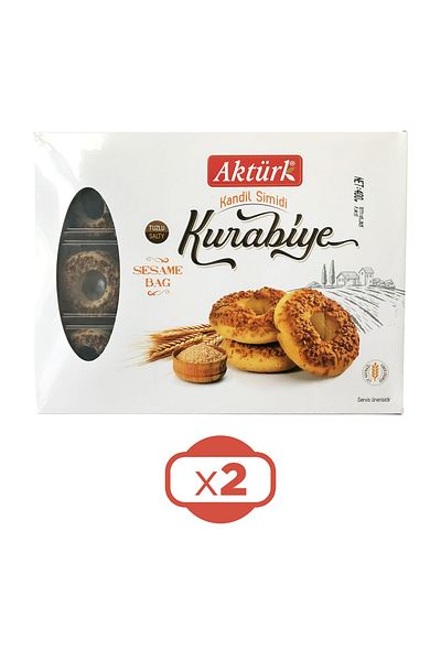 Aktürk 400 Gr Salty Oil Ring Cookies - 2 Pieces