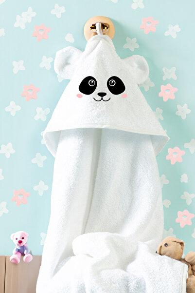 Canestar قماط منشفة أطفال منقوشة خاصة مقاس 75 × 75 سم - منشفة حمام أطفال قطني...