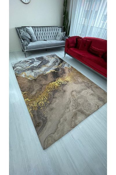 MEKA TEKSTİL New Model Powder Pyramid Pattern Elastic Carpet Cover