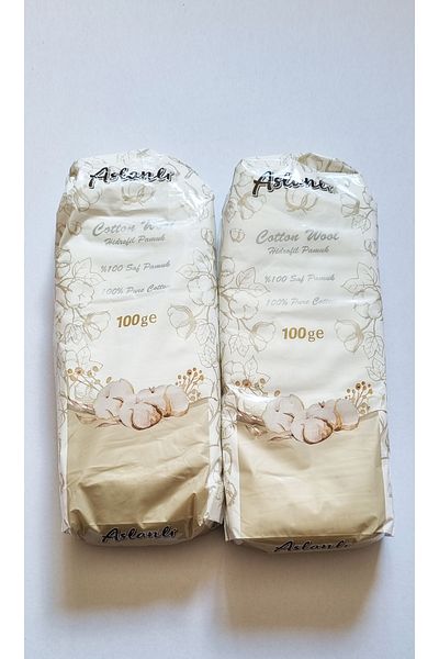 Modellino Cotton Wool Hydrophilic Cotton with Lion - 2 Pieces 100gr