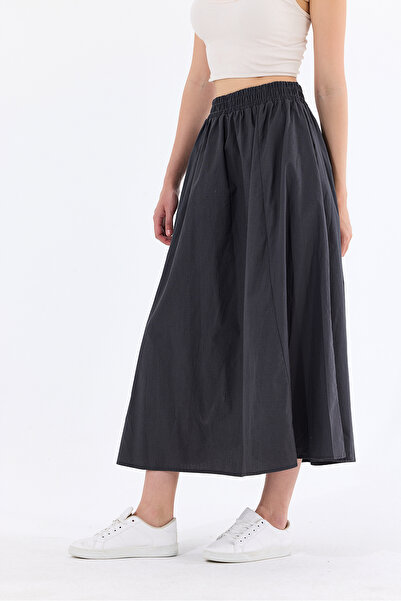 HMY Long Waisted Elastic Skirt