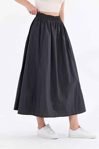 HMY Long Waisted Elastic Skirt