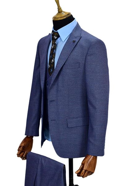 Presto Men's Silim Fit Suit - Double Slits, 6 Drop 774