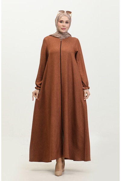 sefamerve Tan Mevlana Ferace 3086-03 - Zapínání na zip