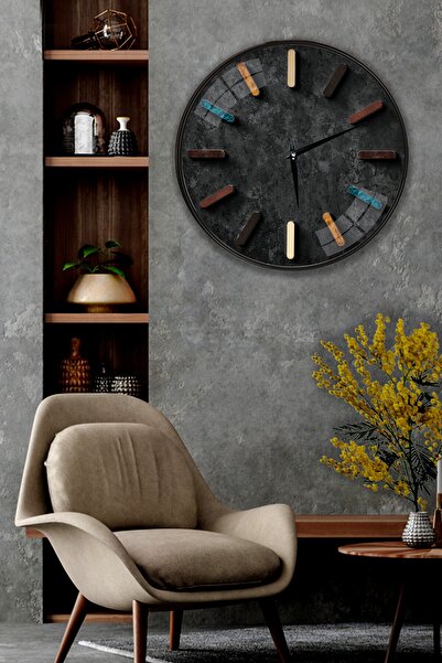 EMYA HOME 3D Stone Duvar Saati - 29 cm