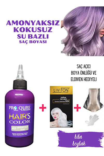 PROQURE amonyaksız saç boyası, kokusuz subazlı yarı kalıcı 250 ml PROQURE (AÇ...