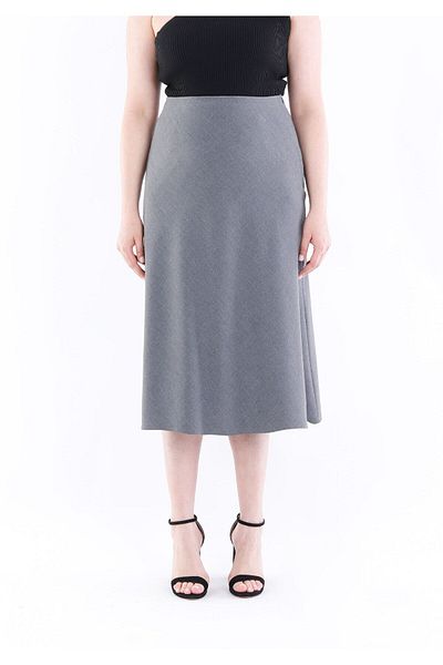 G-Line A-lineMidiGray Kilos Skirt