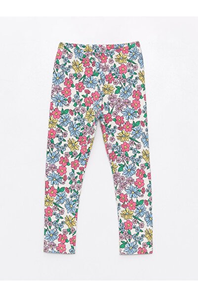 LC Waikiki Nyakú nyomott póló és leggings kislányoknak - 2 db-os készlet