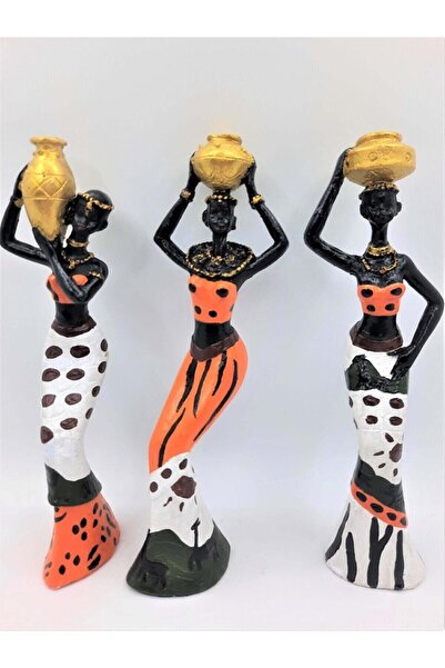 ŞENSESGRUP Testili Kadın 3'lü Biblo Poliüretan Nazik Gösterişli