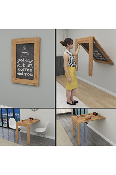 Kydonia Home 60x90 Cm Oval Köşeli Çerçeveli Tablo Masa Duvara Monte Kırma Kat...