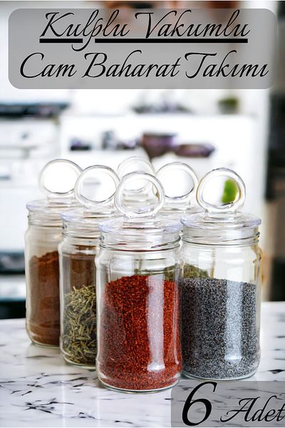 Serin Bardak 6 Pieces Vacuum Glass Spice Set