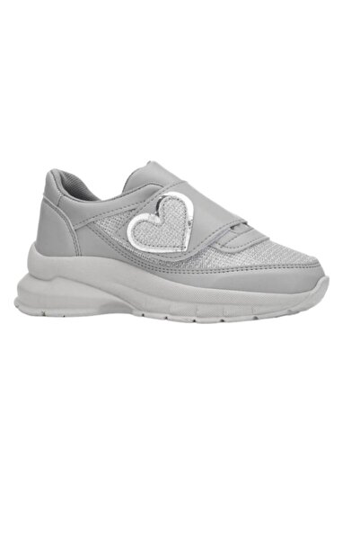 ARZEN BEBE Silver Colored Glitter Girl's Sports Shoes