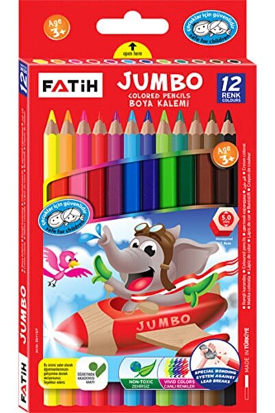 Genel Markalar Fatih Jumbo Boya Kalemi 12 Li