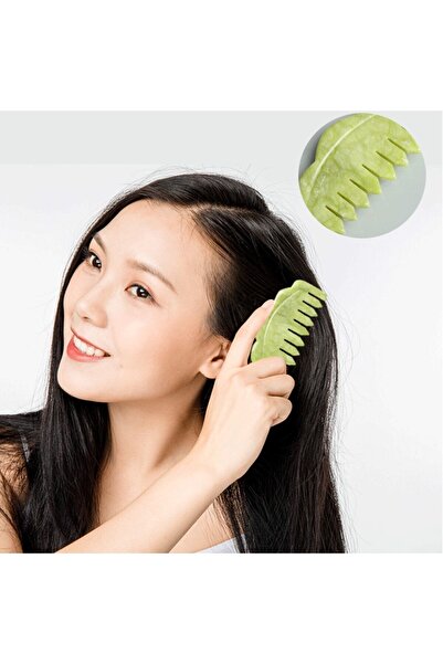 Fulia مشط من حجر اليشم غواشا الطبيعي