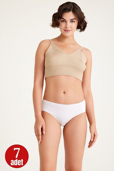 Dennis Denise 7 Συσκευασίες Ψηλόμεση Lycra Extra Soft Γυναικεία Σλιπ
