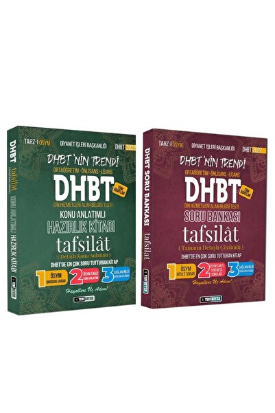 Yedi Beyza Yayınları 2026 Dhbt Tafsilat Serisi 2 Li Set - Doç Dr. Mehmet Ümüt...