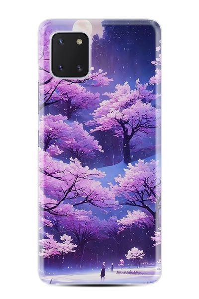 Genel Markalar Samsung Galaxy Note 10 Lite Kılıf Desenli Baskılı Silikon Tree...