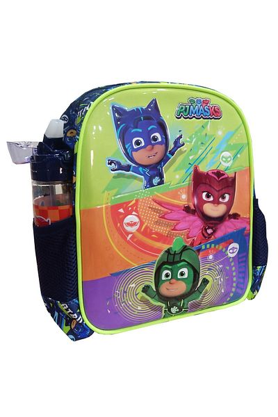 PJMASKS Pijamaskeliler Licensed Kindergarten Bag + Water Bottle (with pipette)