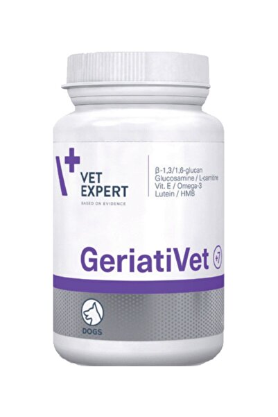 vet expert Geriatrivet Küçük Irk Yaşlı Köpekler Için Destek Ürünü 45 Tablet