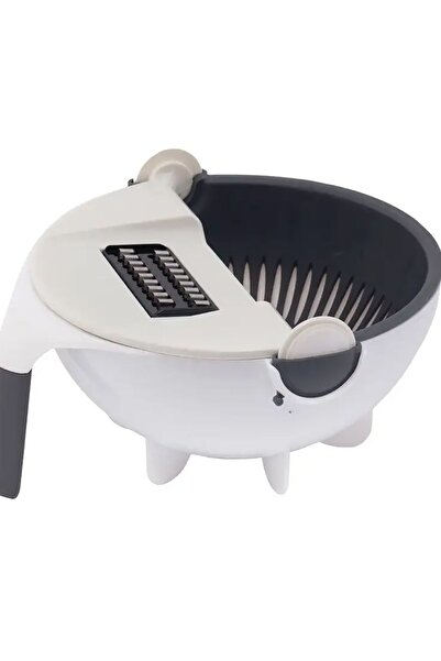 Genel Markalar Döner Pratik Mutfak Rendesi 9In1 Rende Manuel El Rendesi Çok Fonksiyonlu Mutfak Yardımcısı