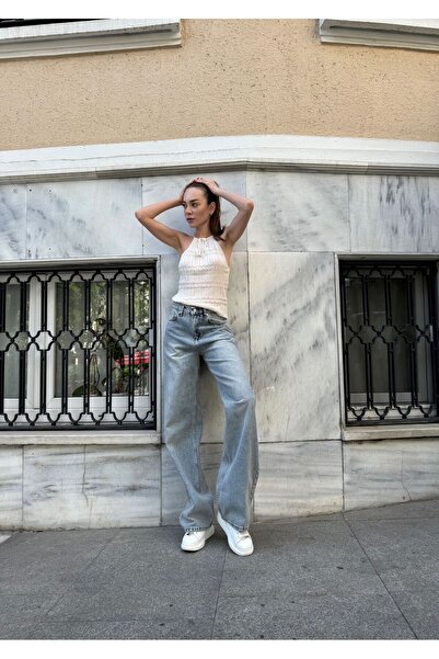 DEEFWEAR Y2k Snow Wash - Φαρδύ τζιν παντελόνι