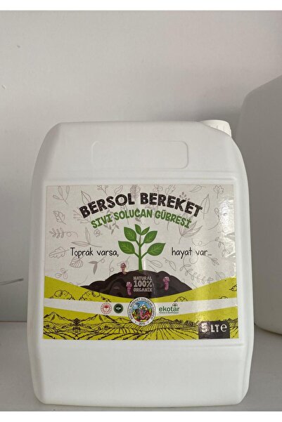Bersol Bereket Solucan Gübresi Bersol Sıvı Solucan Gübresi 5 LT