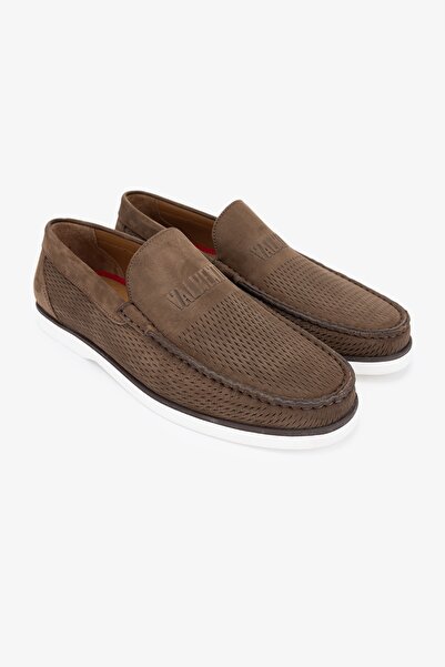 Valmenti Мъжки мокасини - Abriana Hazelnut Nbk Обувки от естествена кожа