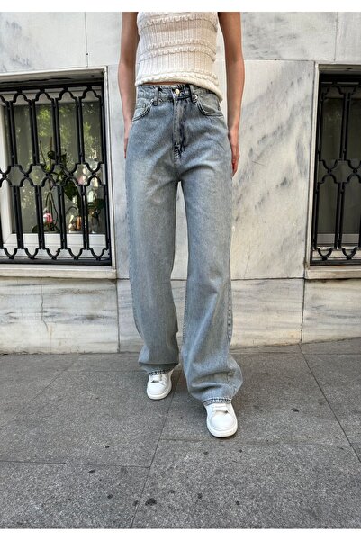 DENİKK Y2k φαρδύ ρετρό τζιν παντελόνι/τζιν παντελόνι