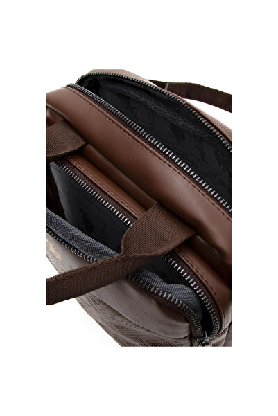 U.S. Polo Assn. US Polo Brown BriefcaSe - PLEVR23647