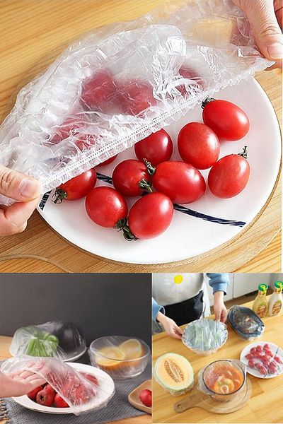 MİS KİTCHEN 200 Pieces of Practical Freshness - Protecting Pot and Plate Cap