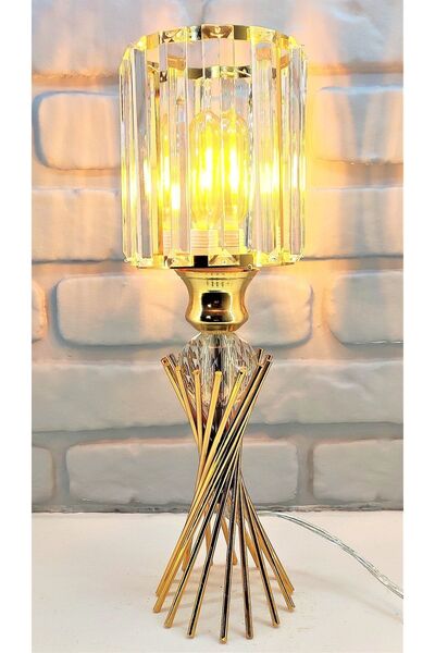 365GUNSERİSONU الحديثة الزخرفية الذهب معدن تويست كريستال حجر كريستال اسطوانة ...