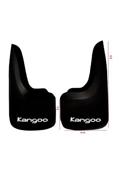 YeniDünyaOto Renault Kangoo 2-Piece Rear Mudguard Fender Dust Cover Ren1bz027