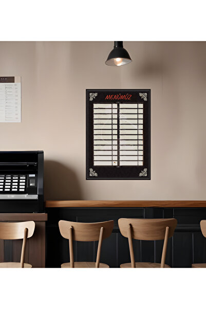 Akıllı Kağıt Lista de prețuri personalizată pentru restaurante și cafenele - Meniu de produse și servicii, cu adeziv