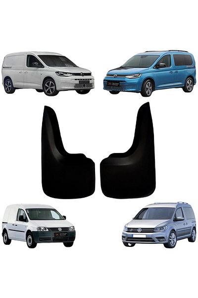 YeniDünyaOto Volkswagen Caddy 2-Piece Rear Mudflap Fender Dust Cover Vw0bz024