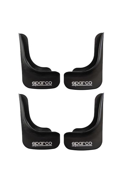 YeniDünyaOto Sparco Universal 4-Piece Mudguard Dust Cover Spc1ux01