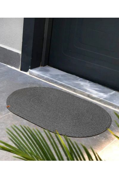 ModaCardin Door Front Jute Wicker Mat - Toilet Seat and Countertop Design