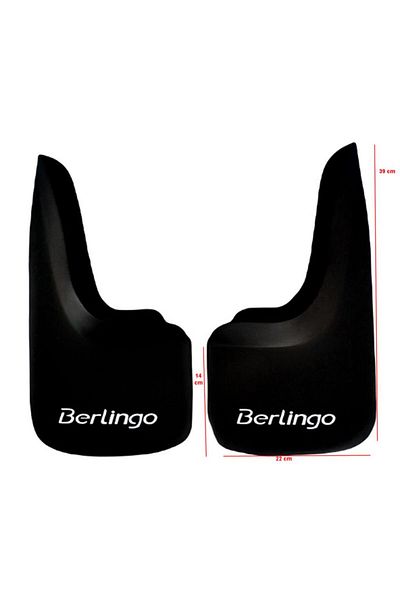 YeniDünyaOto Citröen Berlingo - 2-Piece Rear Mudguard Set, Mudguard and Dust Cover Cıt1bz014