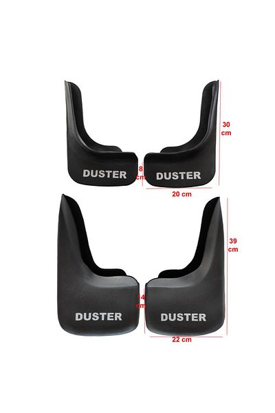 YeniDünyaOto Dacia Duster 2017 Model Post 4-Piece Mudguard Dust Cover Dac1bx012