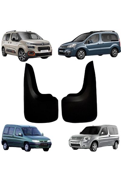 YeniDünyaOto Citröen Berlingo 2-Piece Back - Mudguard, Fender and Dust Cover Set Cıt0bz014