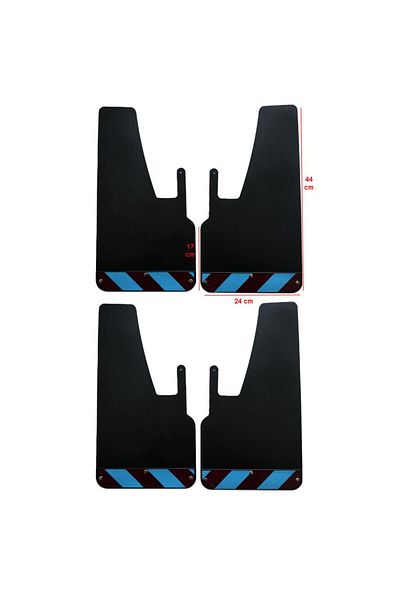 Yeni Dünya Citröen Berlingo Claret Red-Blue Highlighter 4-Piece Mudguard Fender Dust Cover CIT0FX01404