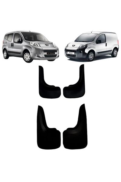 YeniDünyaOto Peugeot Bipper 4-Piece Mudguard, Mudguard, Dust Cover Peu0bx016