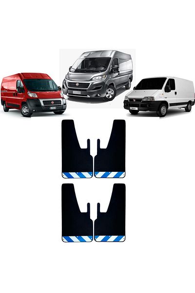 Yeni Dünya Fiat Ducato Blue-White Highlighter 4-Piece Mudguard Fender Dust Cover FIA0FX02703